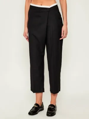 Marc Cain Spodnie WELS | Loose fit | z dodatkiem wełny