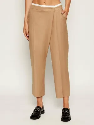 Marc Cain Spodnie WELS | Loose fit | z dodatkiem wełny