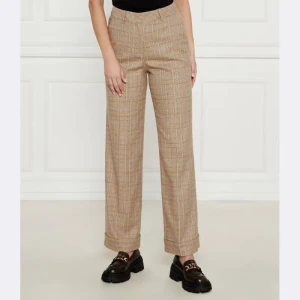 Marc Cain Spodnie WUKARI | flare fit | z dodatkiem wełny