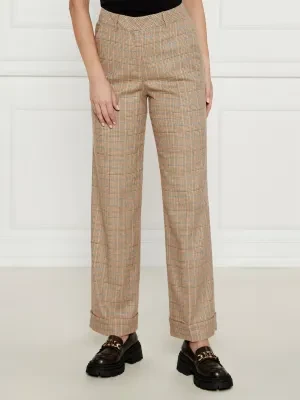 Zdjęcie produktu Marc Cain Spodnie WUKARI | flare fit | z dodatkiem wełny