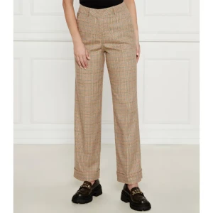 Marc Cain Spodnie WUKARI | flare fit | z dodatkiem wełny