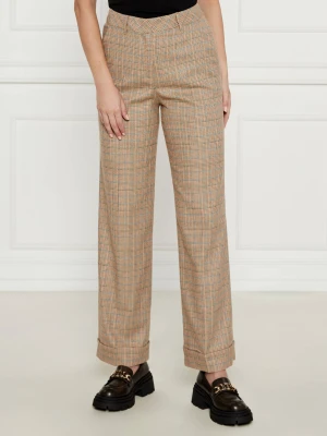 Marc Cain Spodnie WUKARI | flare fit | z dodatkiem wełny