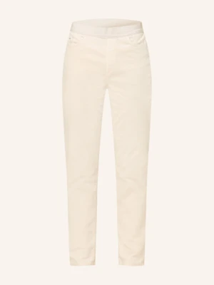 Marc Cain Spodnie Z Aksamitu Siena beige