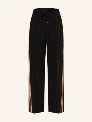 Marc Cain Spodnie Z Materiału Marlowego Washington schwarz