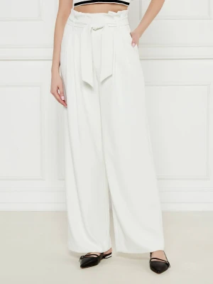 Marc Cain Spodnie z paskiem WICHITA | flare fit