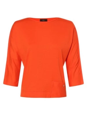Marc Cain Sports Koszulka damska Kobiety Bawełna pomarańczowy|czerwony jednolity,