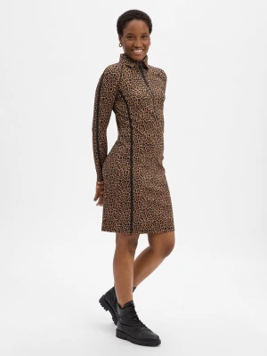 Marc Cain Sukienka damska Kobiety Bawełna wielokolorowy nadruk,