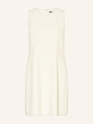 Marc Cain Sukienka Etui Z Bouclé Z Błyszczącą Przędzą weiss