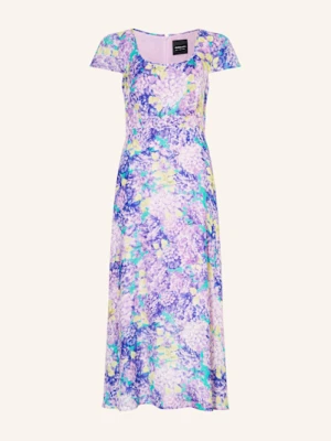 Marc Cain Sukienka Koktajlowa Z Dodatkiem Jedwabiu I Lnu lila