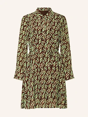 Marc Cain Sukienka Koszulowa Z Falbankami gruen