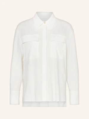 Marc Cain Sukienka Koszulowa Z Lnem weiss