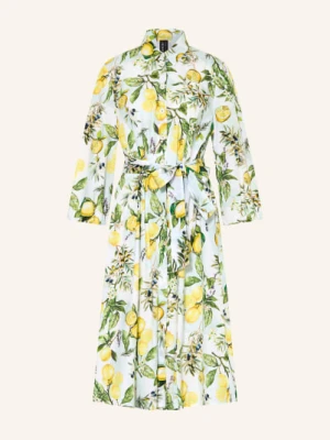 Marc Cain Sukienka Koszulowa Z Rękawami 3/4 weiss