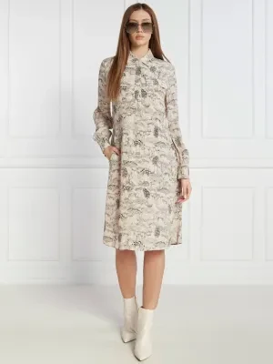 Marc Cain Sukienka | z dodatkiem jedwabiu