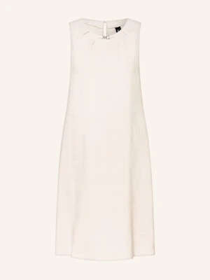 Marc Cain Sukienka Z Dodatkiem Lnu beige