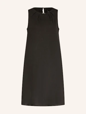 Marc Cain Sukienka Z Dodatkiem Lnu schwarz