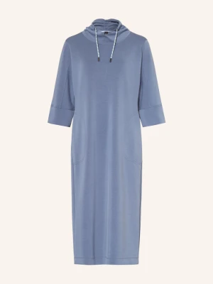 Marc Cain Sukienka Z Dresu Z Rękawami 3 / 4 blau 380 grisaille
