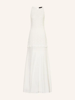 Marc Cain Sukienka Z Dzianiny Z Błyszczącą Przędzą weiss