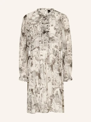 Marc Cain Sukienka Z Falbanami beige