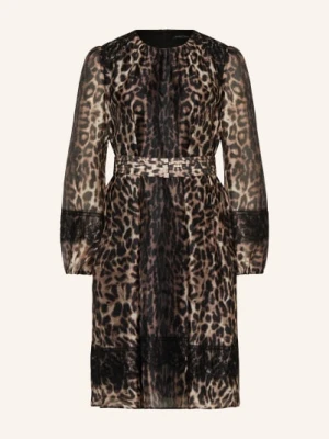 Marc Cain Sukienka Z Koronką braun