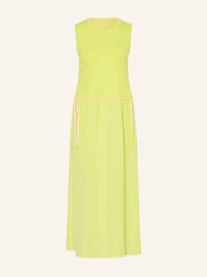 Marc Cain Sukienka Z Mieszanki Materiałów gruen