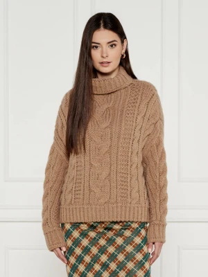 Marc Cain Sweter | Oversize fit | z dodatkiem wełny
