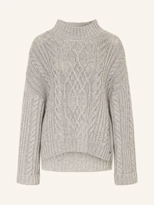 Marc Cain Sweter Oversize Z Kaszmirem grau