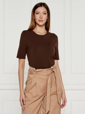 Marc Cain Sweter | Regular Fit brązowy
