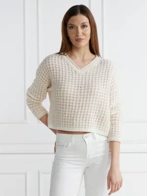 Marc Cain Sweter | Regular Fit | z dodatkiem wełny