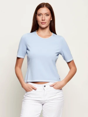 Marc Cain Sweter | Relaxed fit błękitny