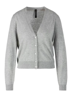 Marc Cain, Sweter rozpinany Gray, female,