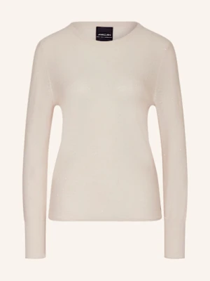 Marc Cain Sweter Z Cekinami beige