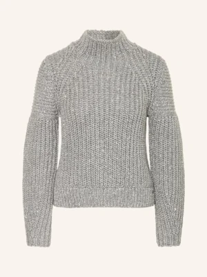 Marc Cain Sweter Z Cekinami grau