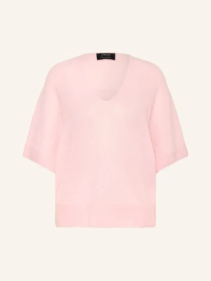 Marc Cain Sweter Z Dzianiny Z Alpaki I Moheru rosa 208 chalk pink