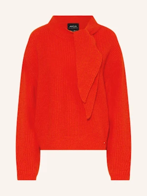 Marc Cain Sweter Z Wiązaniem rot