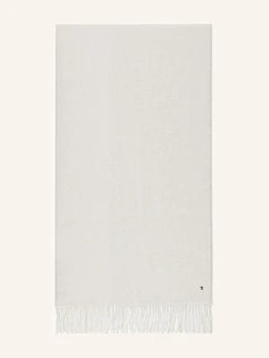 Marc Cain Szal Z Błyszczącą Przędzą beige