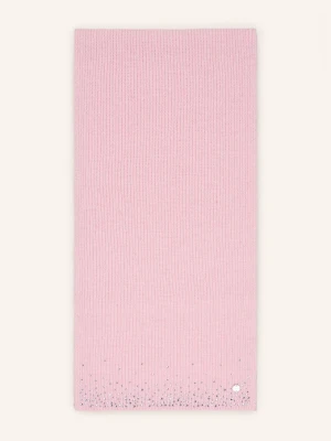Marc Cain Szal Z Kamieniami Ozdobnymi rosa 208 chalk pink