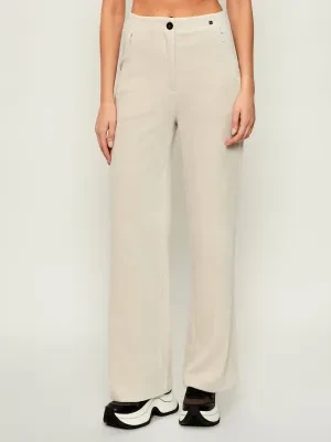Marc Cain Sztruksowe spodnie WELKOM | Relaxed fit | high waist