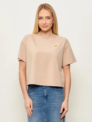 Marc Cain T-shirt | Loose fit beżowy