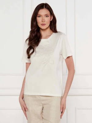 Marc Cain T-shirt | Loose fit ecru