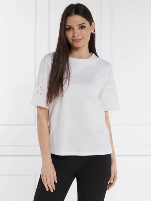 Marc Cain T-shirt | Loose fit biały