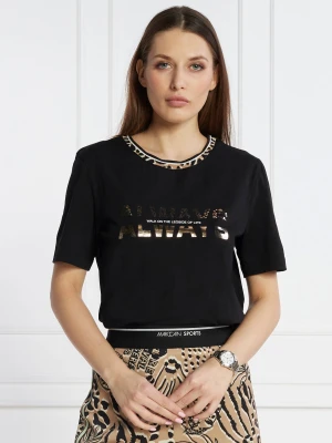Marc Cain T-shirt | Loose fit czarny