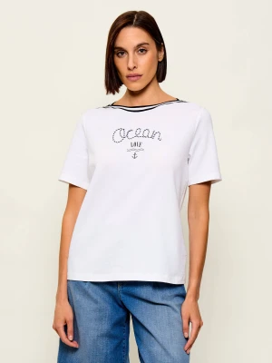 Marc Cain T-shirt | Regular Fit biały