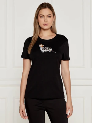 Marc Cain T-shirt | Regular Fit czarny