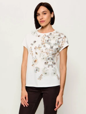 Marc Cain T-shirt | Relaxed fit ecru