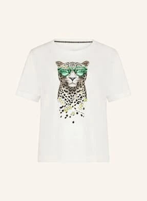 Marc Cain T-Shirt Z Cekinami weiss