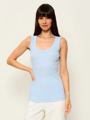 Marc Cain Top | Slim Fit błękitny
