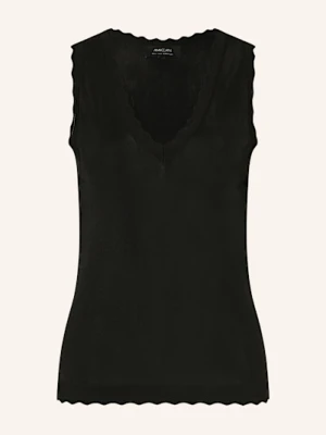 Marc Cain Top Z Dzianiny schwarz