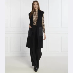 Marc Cain Wełniany bezrękawnik | Regular Fit