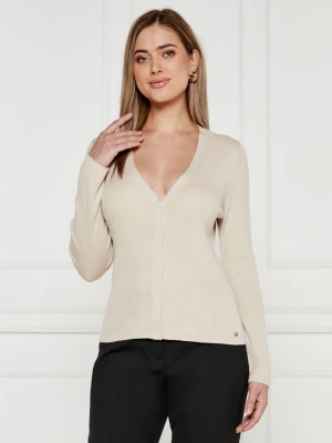 Marc Cain Wełniany kardigan | Slim Fit