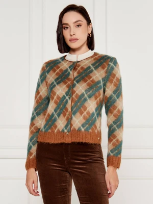 Marc Cain Wełniany kardigan | Regular Fit